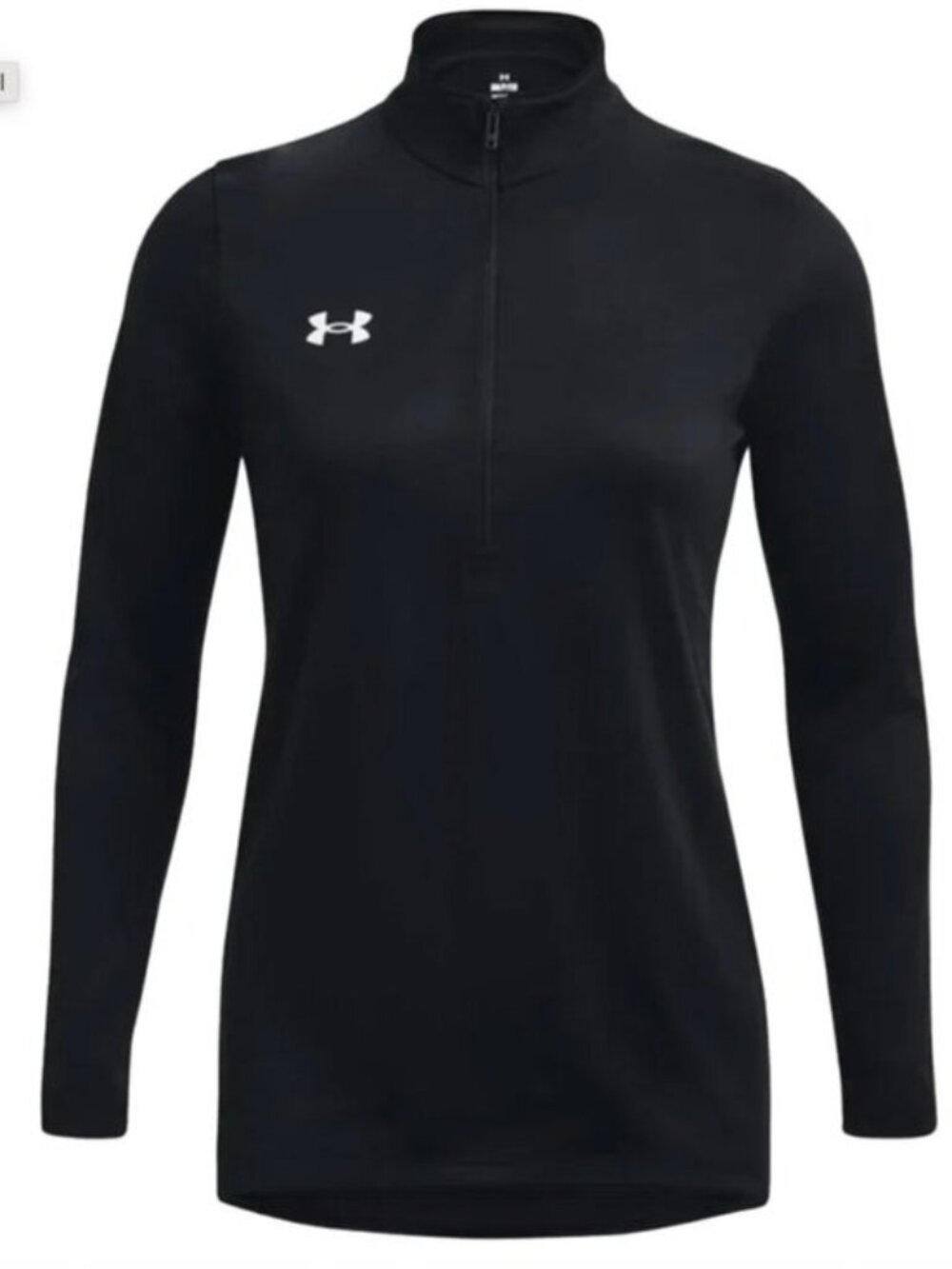 Under Armour Black Long Sleeve 1/4 Zip Performance Pullover